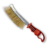 Щетка металлическая с красной ручкой /300 шт