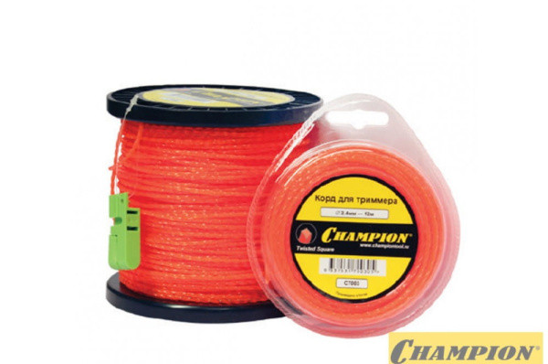 Леска CHAMPION Square Twist DUO 2.0мм *15м (витой квадрат) C5055