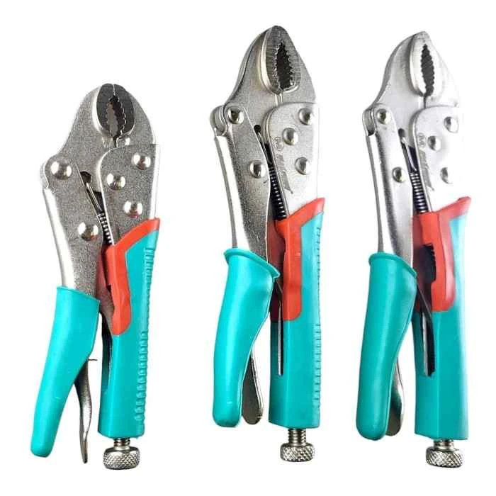 Плоскогубцы-зажим МХ-188 3в1 прорезиненный / 36 шт