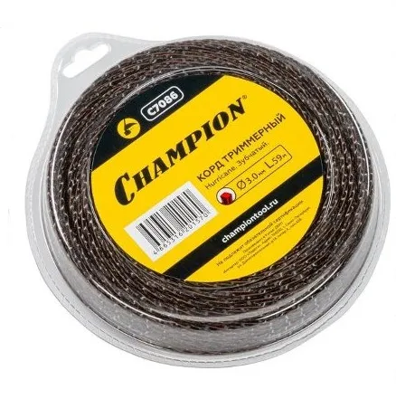 Корд трим.CHAMPION Hurricane saw twist 3.3мм* 49м (зубчатый витой)+нож