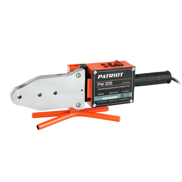 Аппарат сварочный для сварки пластиковых труб PATRIOT PW 205
