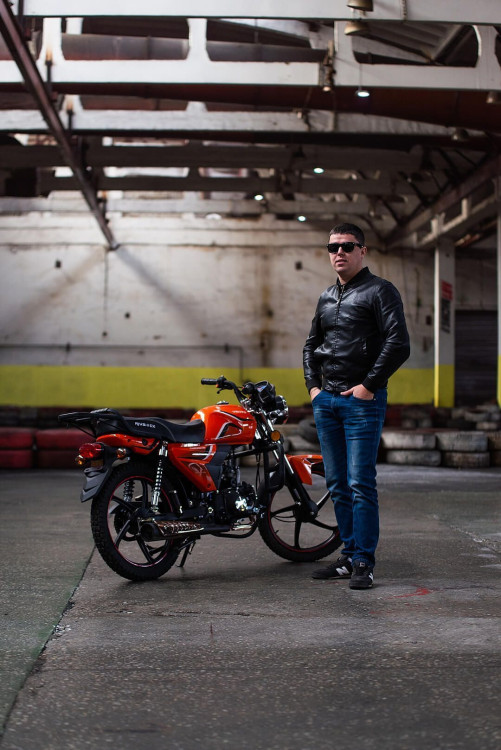 Мопед VENTO RIVA-II CX 49cc (110) оранжевый (Без Птс)