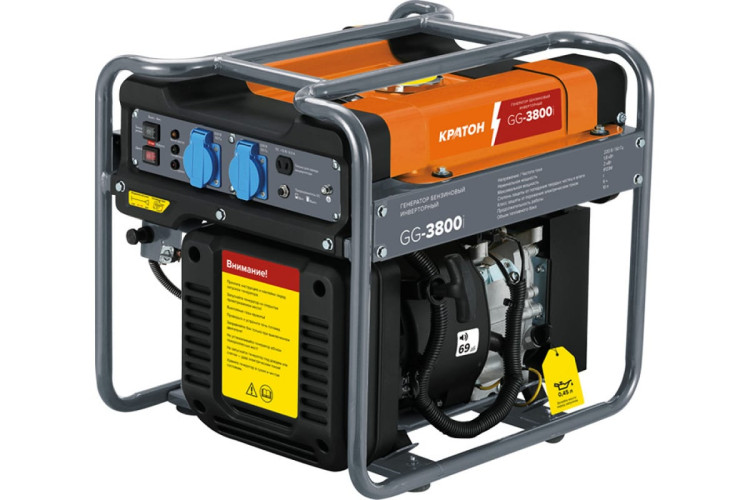 Генератор бензиновый инверторный Кратон GG 3800i