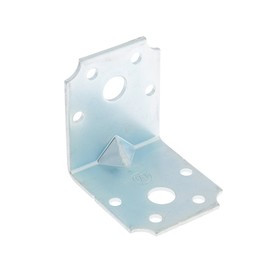 Уголок крепежный 52*52*45*2.0 усил. Цинк (100)