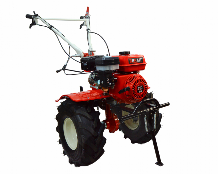 Мотоблок бензиновый BRAIT BR-105WPRO колеса 19*7-8 Extreme, 3 вперед/1 назад, чугунный редуктор