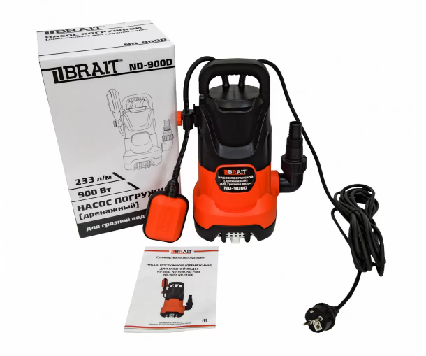 Насос дренажный BRAIT ND-750D