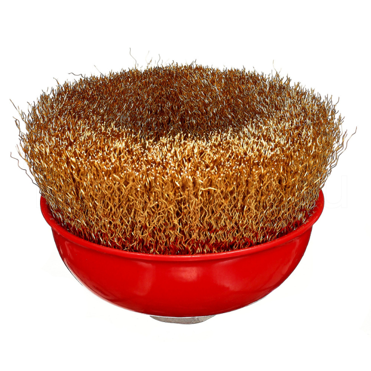 щетка металлическая чашечная мягкая проволока 100мм*14мм YIDA