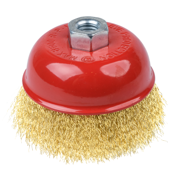 щетка металлическая чашечная мягкая проволока 100мм*14мм YIDA