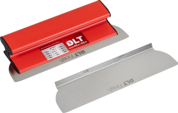 Шпатель малярный Finish версия PRO, h-образный, 35см (лезвия 0,3 и 0,5мм)