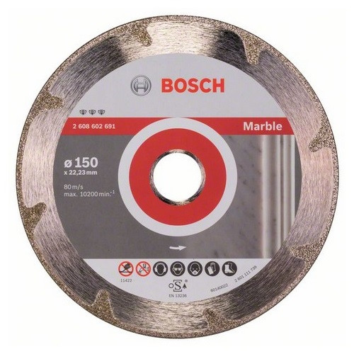 Алмазный отрезной круг 150х2.2х22.23 (по мрамору), 2608602691 Bosch Best for Marble