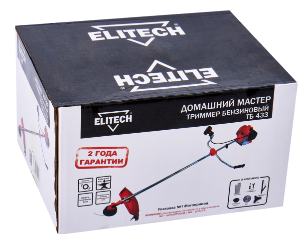Бензиновый триммер ELITECH ТБ 433 (E1602.022.00)