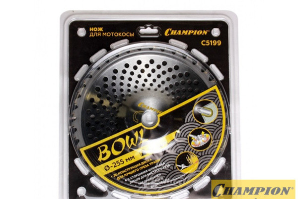 Нож с зубцами из твердого сплава Bowl 40/255/25,4 (SRM-330ES/SRM-350ES,4605), CHAMPION C5199