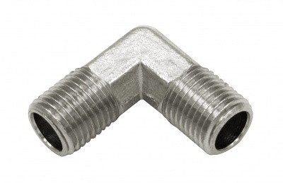 Переходник угловой L-RN14-RN14 (L-образный, нар. резьба 1/4" - 1/4")