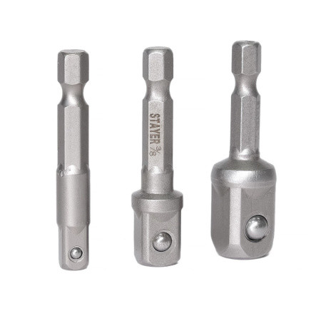 Адаптеры для торцовых головок, сталь 40Cr, STAYER MASTER 26656-H3