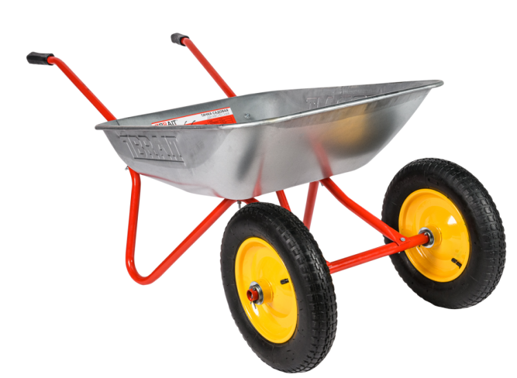 Тачка садовая BRAIT 2-кол. 90 кг.