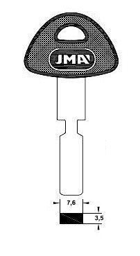 заготовка для ключа HU-71P Silca (0364) Skania
