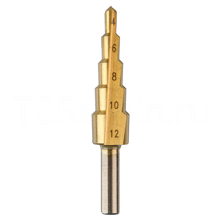 сверло ступенчатое 4-12 мм TORGWIN