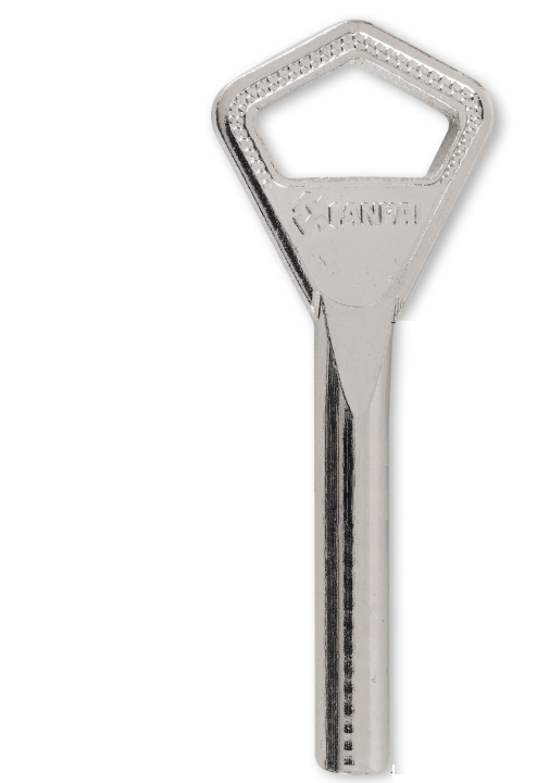 Заготовка для ключа ABL-1 (бел.-латунь)