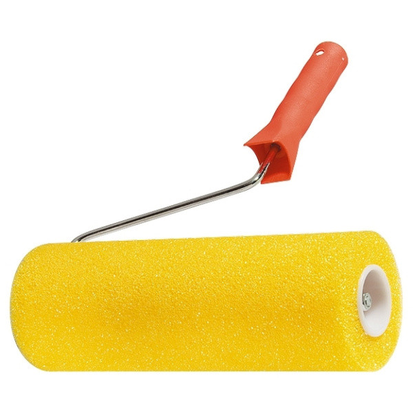 Валик "Структурный" 230мм, "гладкий" поролоновый с ручкой. D-80мм , MATRIX