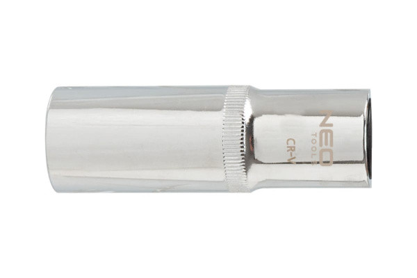 Головка 1/4" 10мм . длинная, CrV, NEO