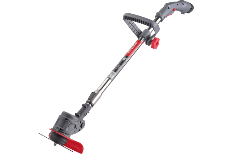 Триммер аккумуляторный ПОБЕДА ТА 120,12В с 1 акб 1,5Ач и зу, 140мм, пластик.ножи(10шт)+мет.диск 40Т