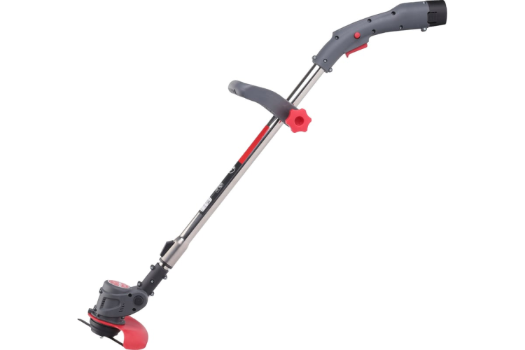 Триммер аккумуляторный ПОБЕДА ТА 120,12В с 1 акб 1,5Ач и зу, 140мм, пластик.ножи(10шт)+мет.диск 40Т