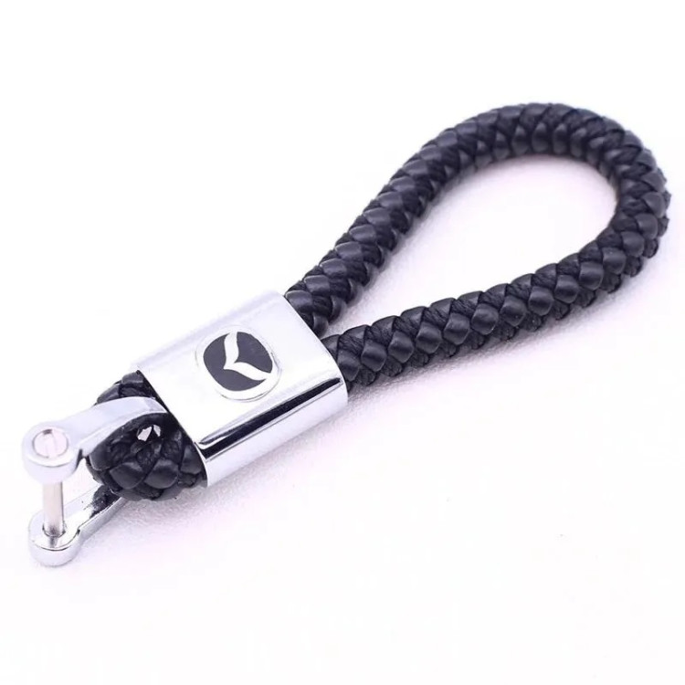 Брелок на ключи "MAZDA" (плетёный)