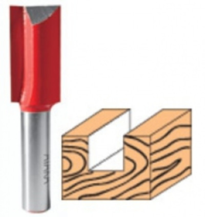 Фреза пазовая,2лезвия,хв-8мм,ф8мм,длина-26мм Elitech
