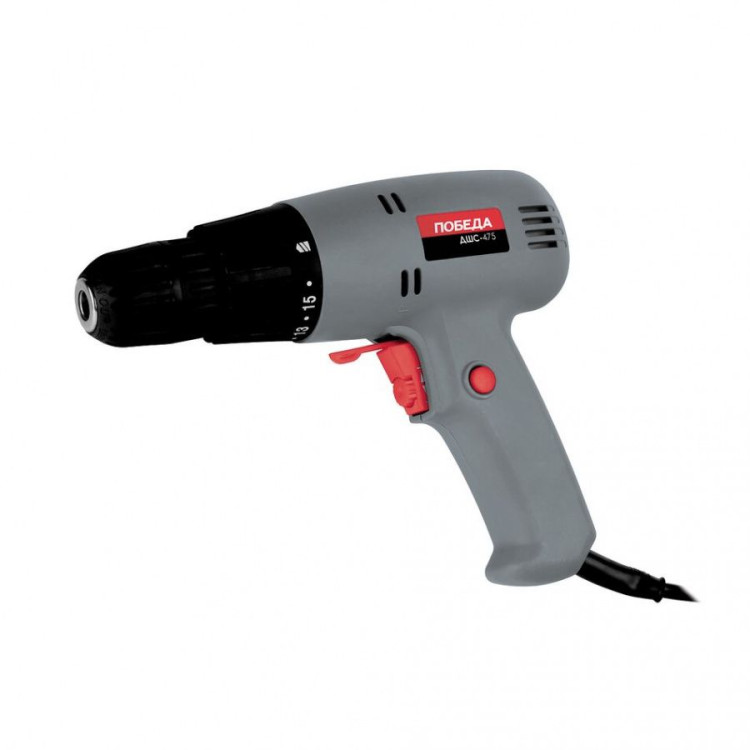 Дрель-шуруповерт сетевая PATRIOT Победа ДШС-475