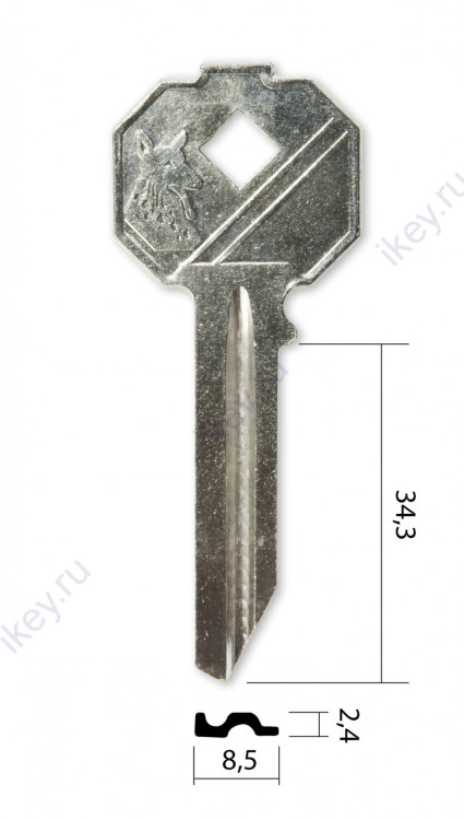 Заготовка для ключа KAZ-5 (ELP)