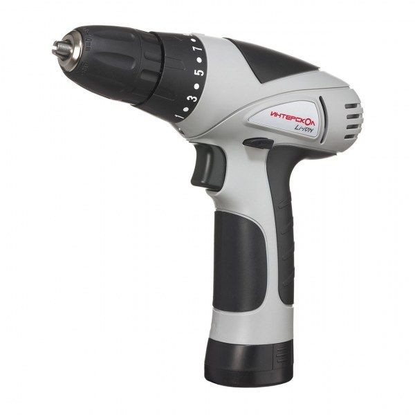 Аккумуляторная дрель-шуруповерт Интерскол ДА-10/10,8 ЭР Li-ion 2аккум