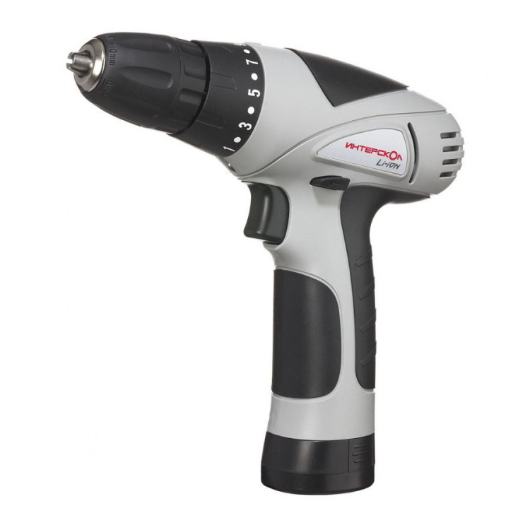 Аккумуляторная дрель-шуруповерт Интерскол ДА-10/10,8 ЭР Li-ion 2аккум