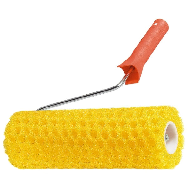 Валик "Структурный" 230мм, поролоновый с ручкой. "горошек", D-80мм , MATRIX