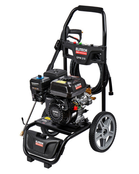 Мойка ELITECH HD GPW 210 4-х тактн 7л.с, 5,1кВт, 210бар, 600л/ч, бак 3,6л, пеног.1,8л, 30,2кг