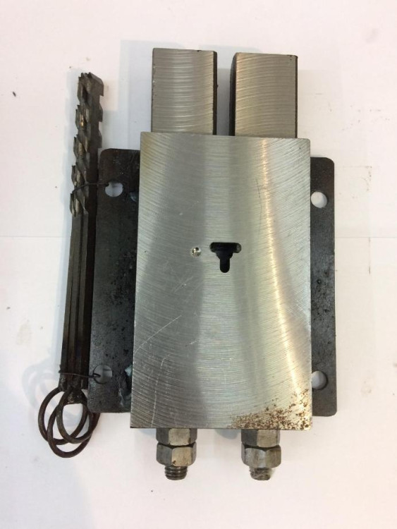 Замок гаражный реечный обратный хода БОЛЬШОЙ (3кл)