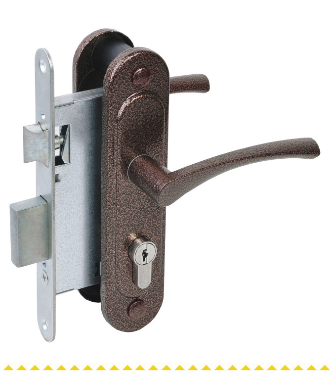 Замок врезной ЗВ 4-3/07 &quot;Абсолют&quot; (медь)