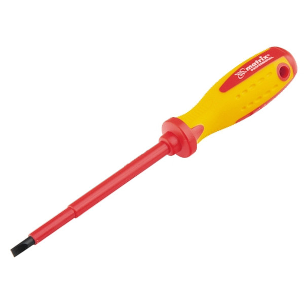 Отвёртка шлиц 6,5х150мм изолированная, 1000V Insulated MATRIX 12920