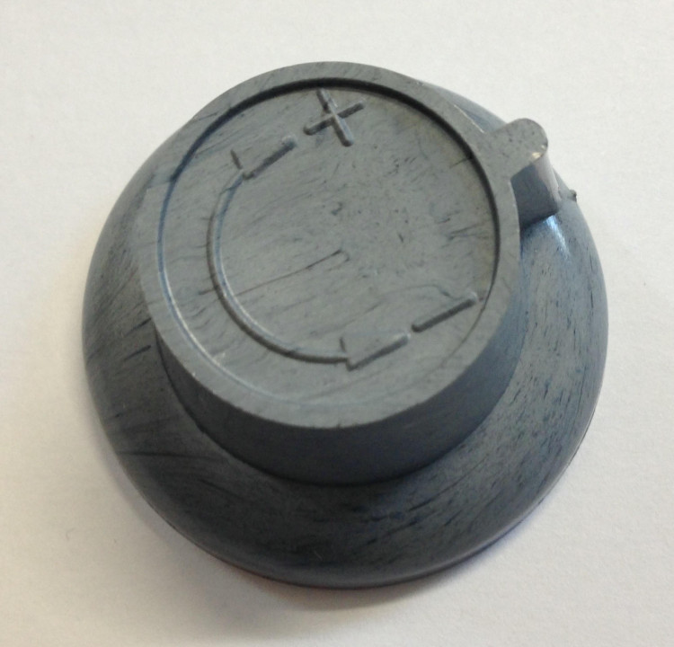 Ручка электроплиты (серая без ножки)