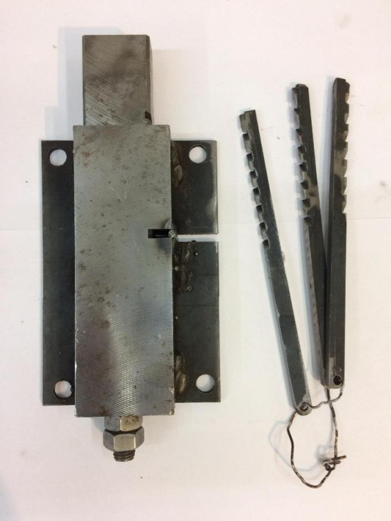 Замок гаражный реечный прямой хода (3кл)