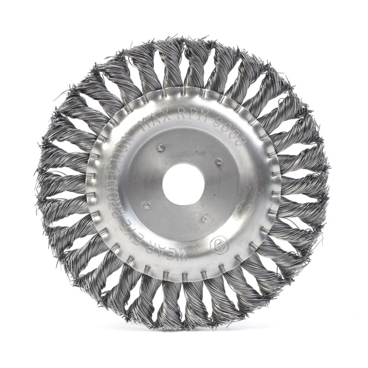 Щетка PATRIOT круглая 150ммх22,23мм витая проволок