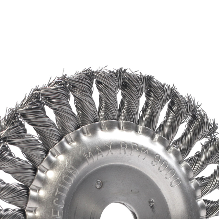 Щетка PATRIOT круглая 150ммх22,23мм витая проволок