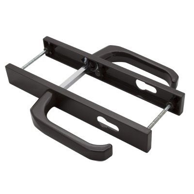 Ручка HS-25/92 Коричневый (подпруж.) для пластиковых дверей (12)