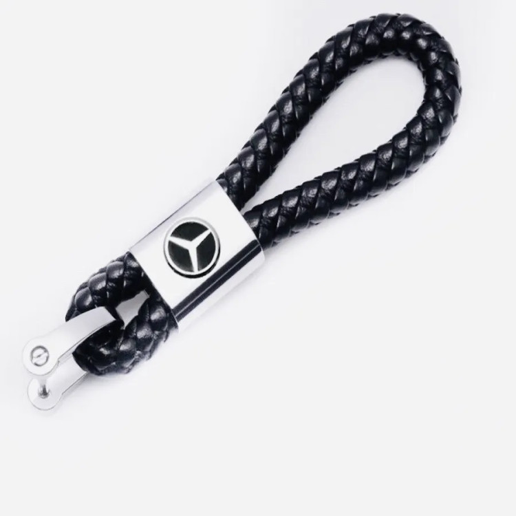 Брелок на ключи "MERCEDES" (плетёный)