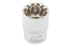 Головка 1/2" 20мм . 12 гранная. CrV Spline, NEO
