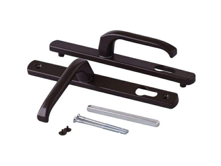 Ручка HS-25/92 Черный (подпруж.) для пластиковых дверей (12)