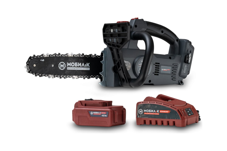Пила аккумуляторная МОБИЛ К XCA25 Комфорт 20 Вольт 3/8" с аккумулятором 4 Ач и зарядным устройством
