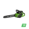 Цепная пила аккумуляторная Greenworks GD40CS18 2005807