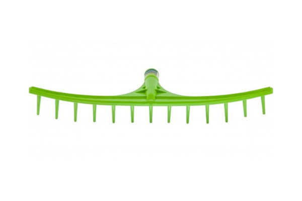 Грабли пластиковые, 655 мм, 13 круглых зубьев, без черенка, Россия, Сибртех