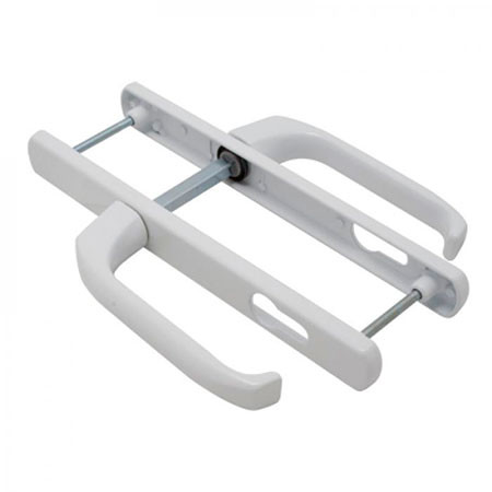 Ручка HS-25/85 Белый (подпруж.) для пластиковых дверей