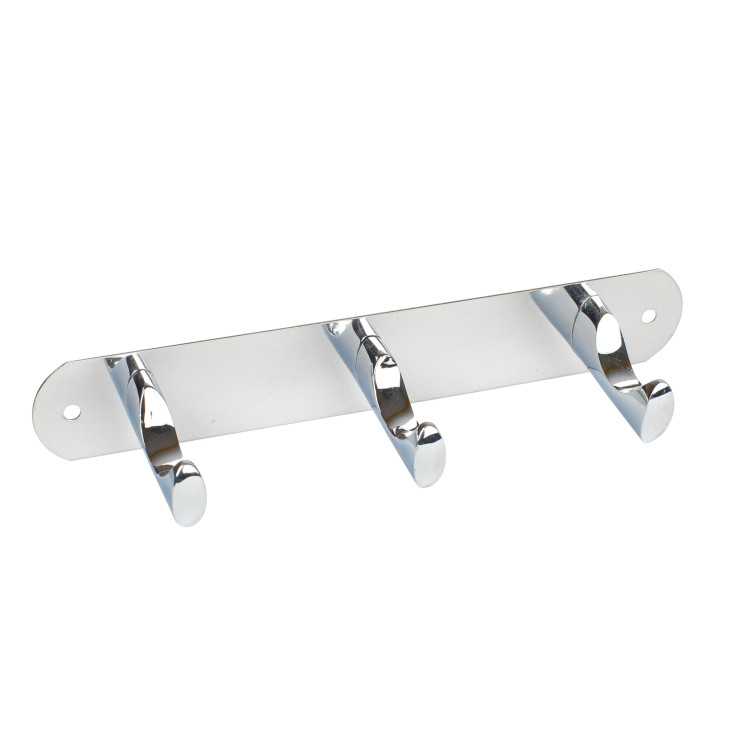 Крючок на планке "Delphinium" тройной "2213", хром